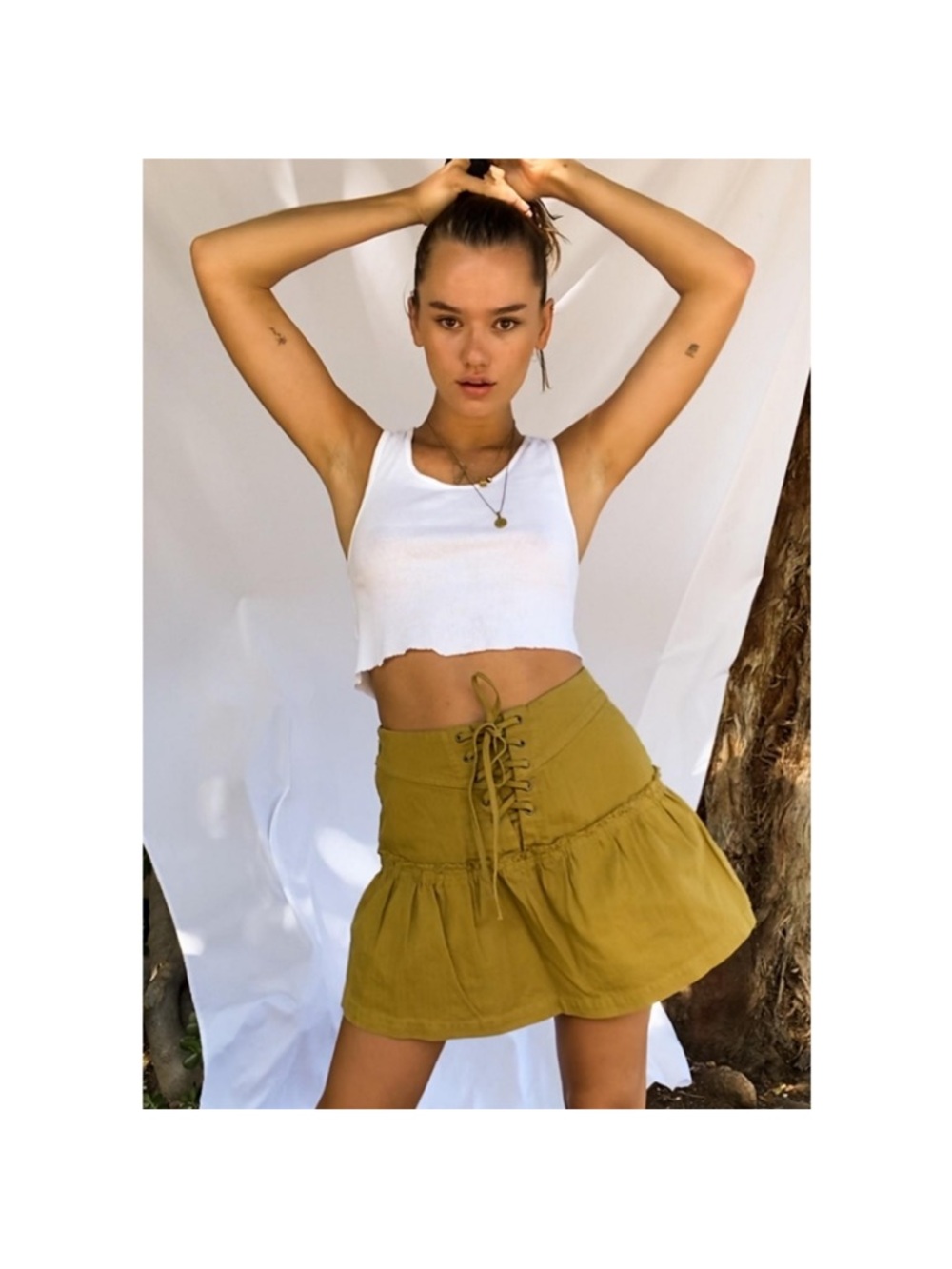 FREE PEOPLE Positano Skirt 4 - Picture 2 of 8